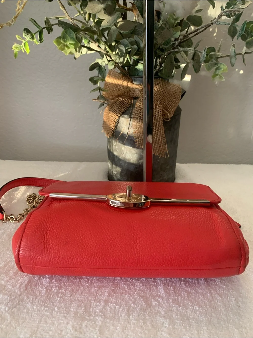 COACH Madison Pebbled Leather Crossbody /Shoulder Bag